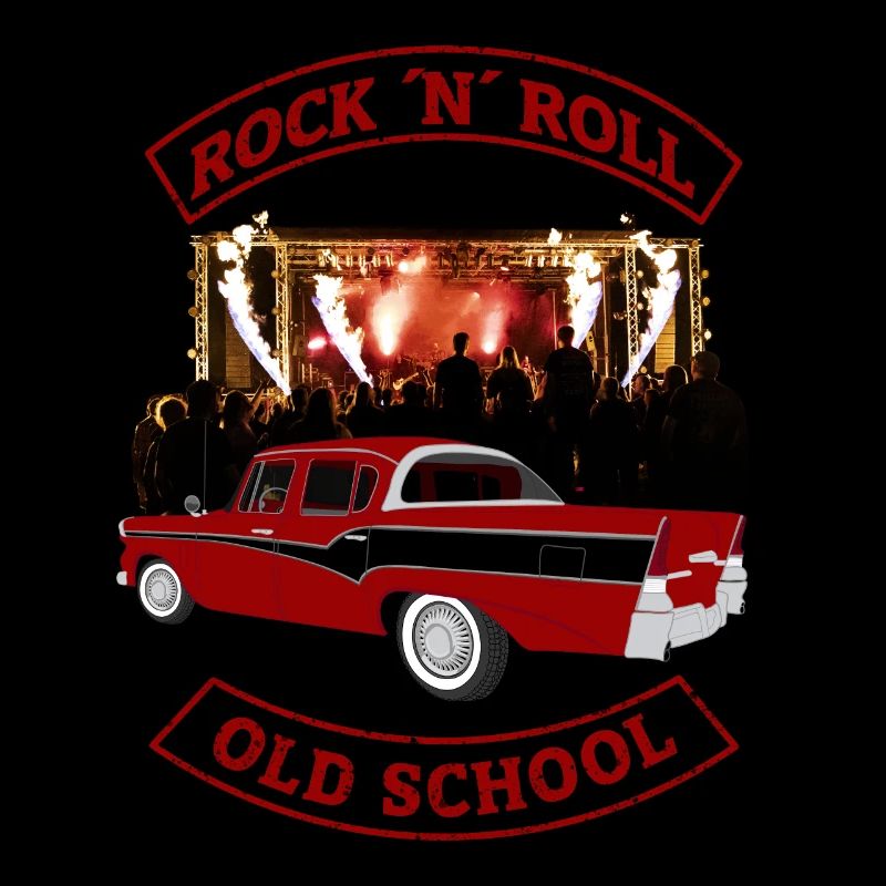 Oldtimer Auto/Old School Rock N Roll