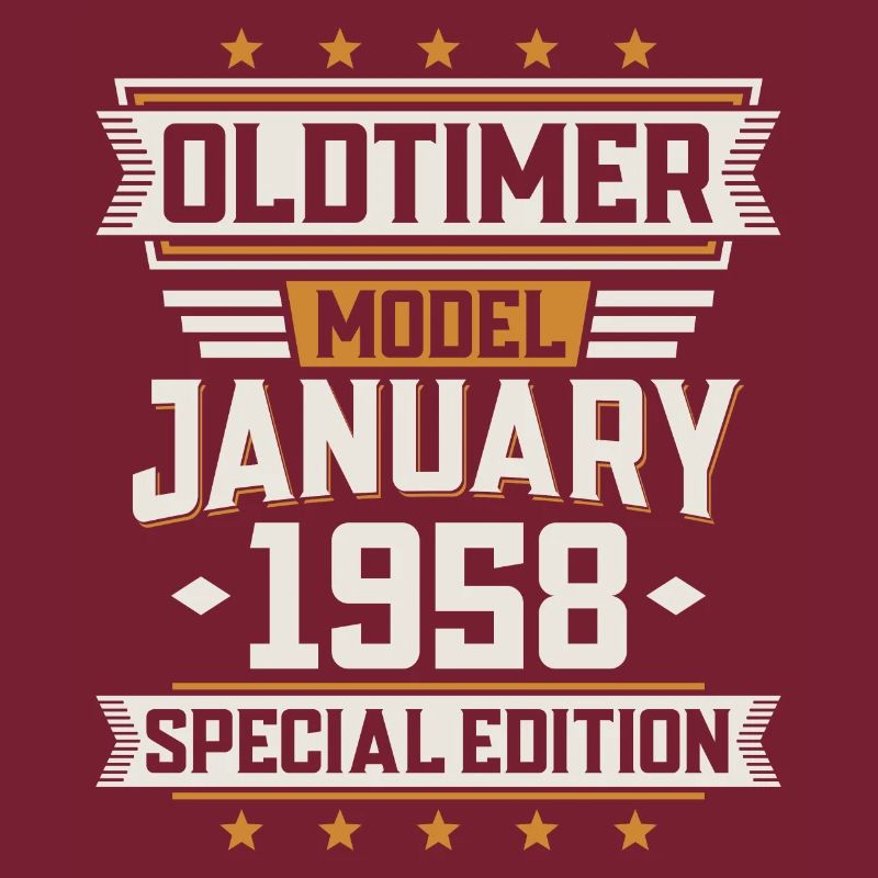 Janvier Année 1958 Année de construction Oldtimer Anniversaire
