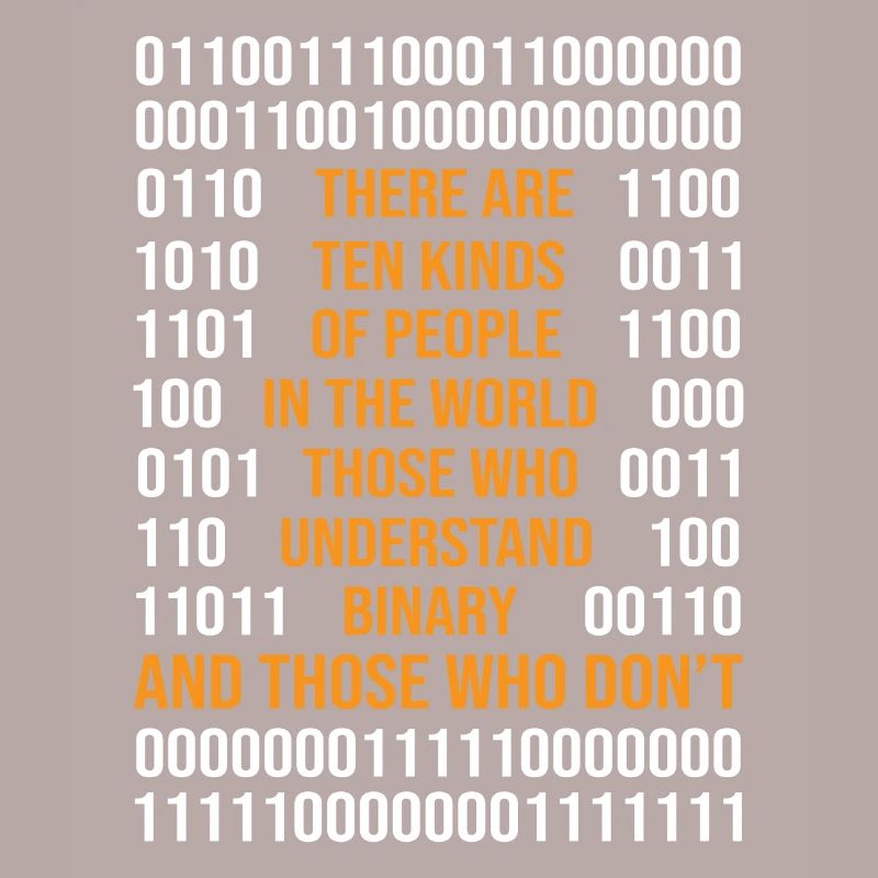 Programming Binary Code There Are 10 Kinds Of Peop