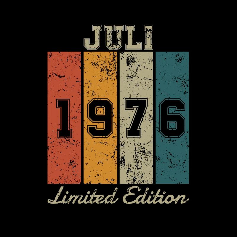 Geburtstag: Juli 1976 - Limited Edition Retro