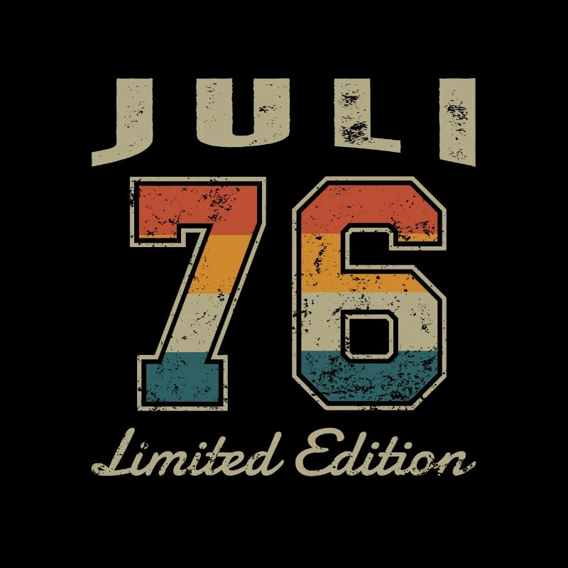 Geburtstag: Juli 1976 - Limited Edition Retro