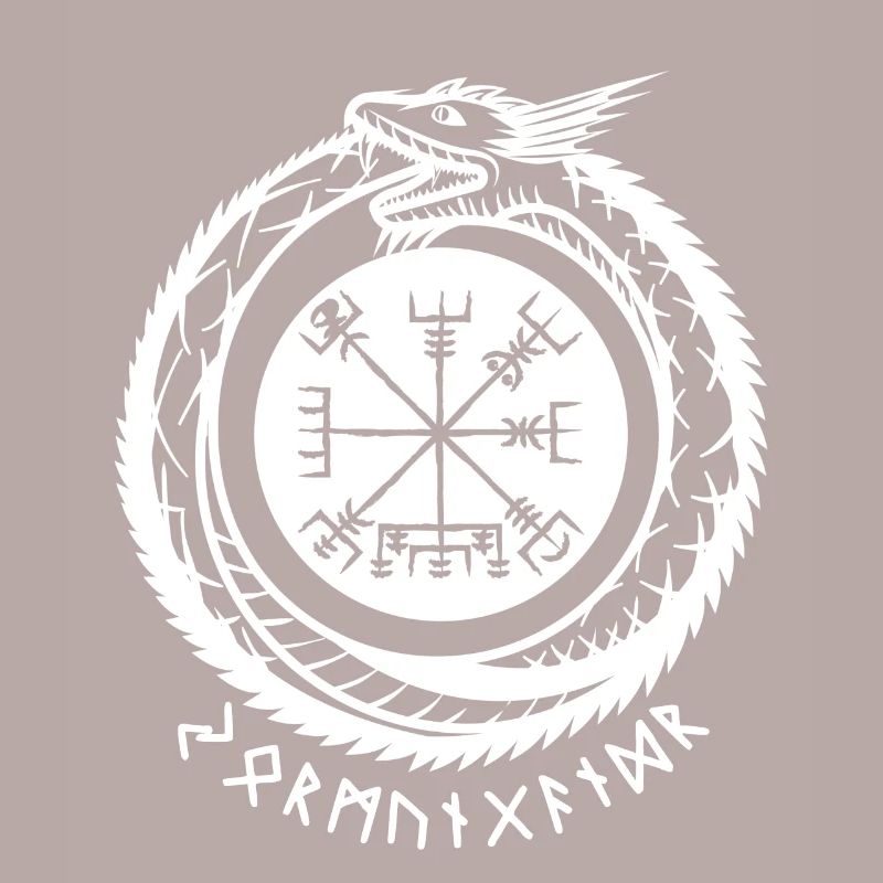 Jörmungandr mit Wikinger Kompass