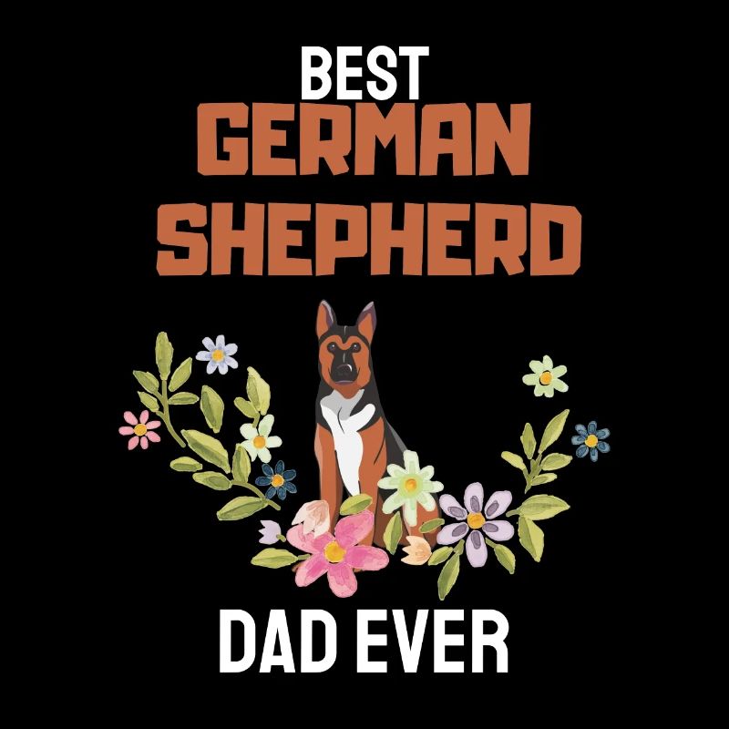 Dogs Papa Father's Day Gift German Shepherd