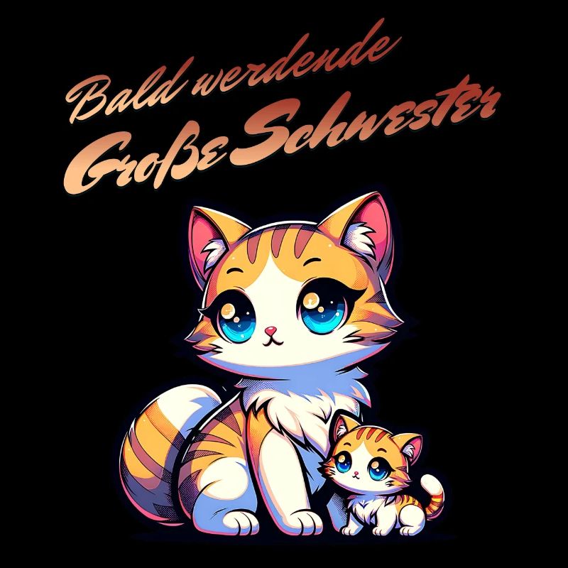 Bald werdende große Schwester