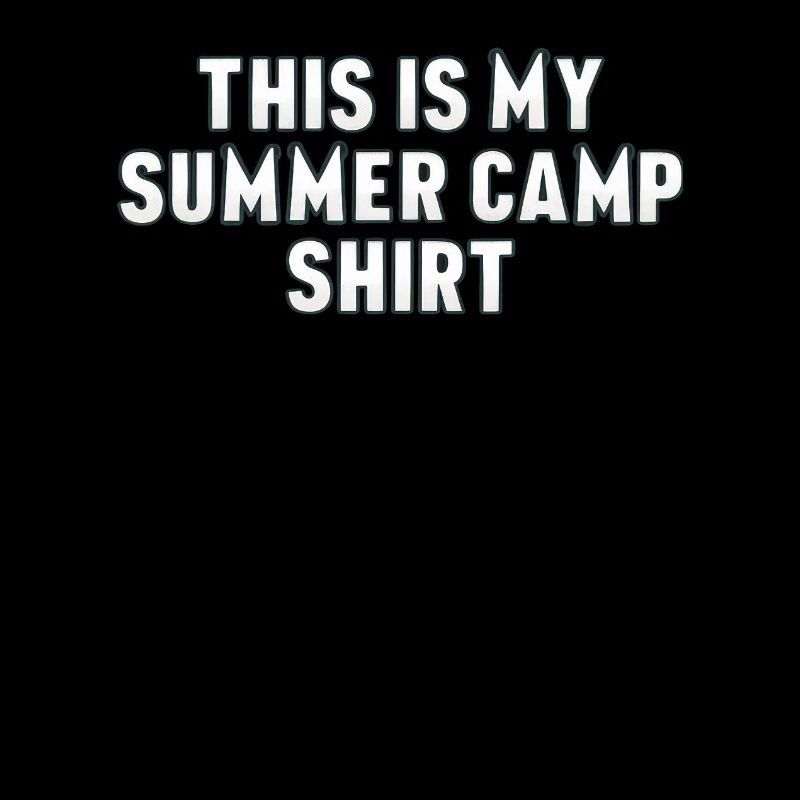 C’est ma chemise de camp d’été - parfaite pour le camp