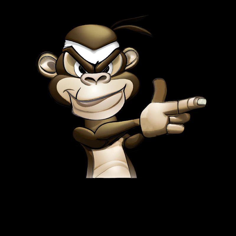 Arme de poing Gangster Monkey Graffity