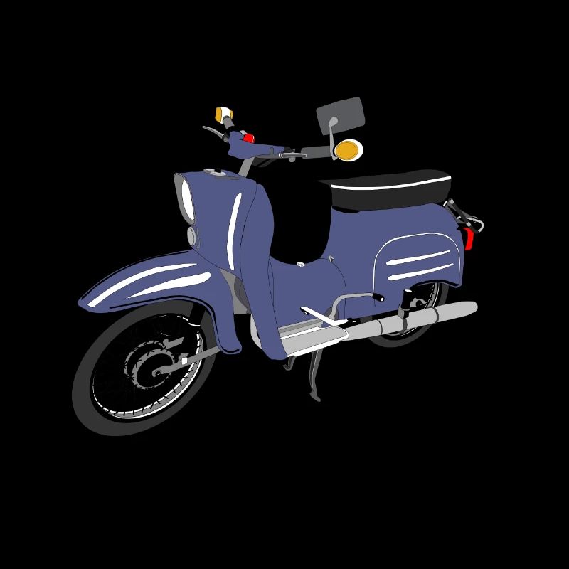 Simson Schwalbe blau