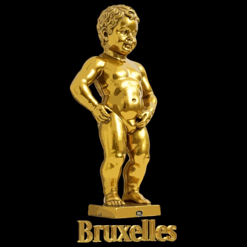 Manneken Pis de Bruxelles en oder