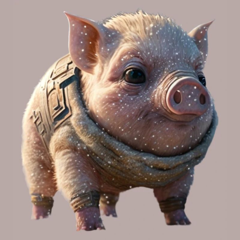 Cochon de l’espace doux