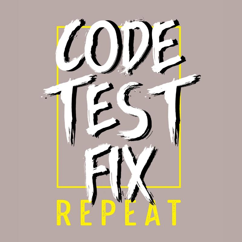 Code-Test-Fix. Computertechniker Gift