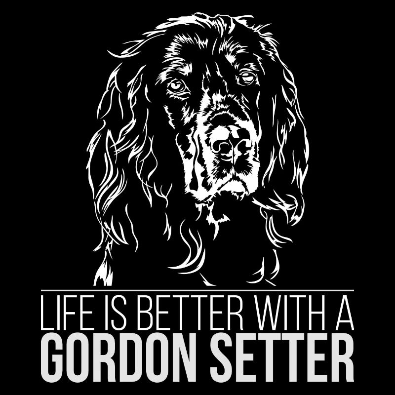 GORDON SETTER Life is better Wilsigns Geschenidee