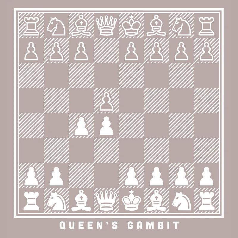 queens gambit chess opening board chess player
