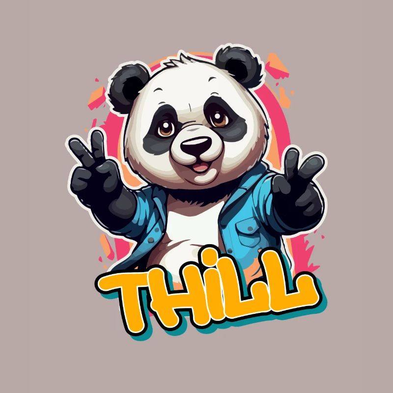 THILL - Beau nom de garçon avec Cool Panda