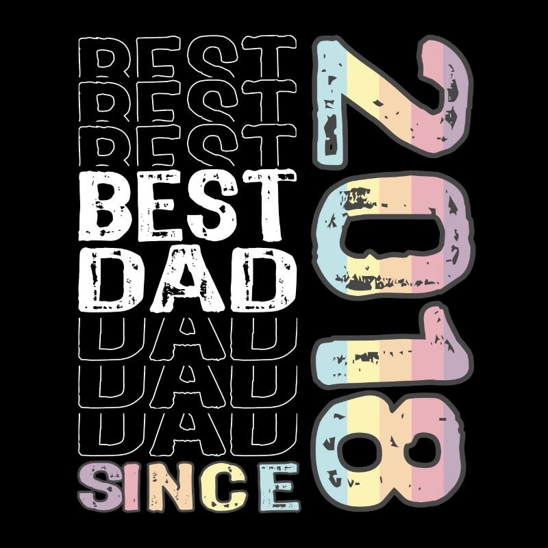 Bester Papa der Welt seit 2018 Vatertag