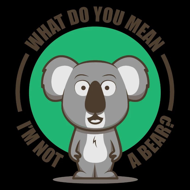 Koalabär ours koala bébé cadeau de dire drôle