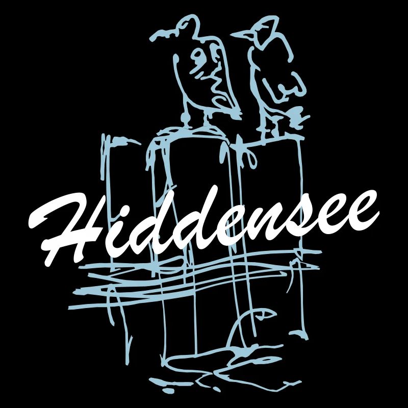 Hiddensee Ostsee Möwen Insel I love Hiddensee