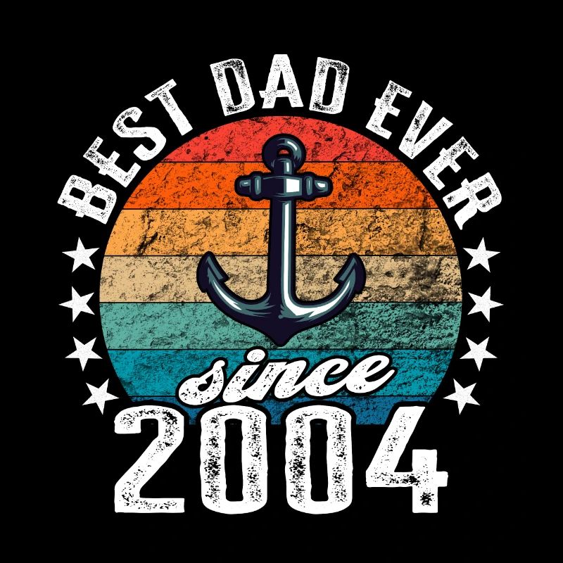 Bester Papa der Welt seit 2004 Anker