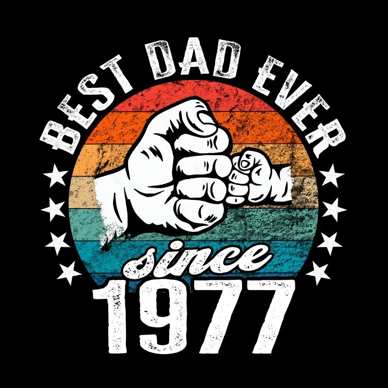 Bester Papa der Welt seit 1977 Vatertag