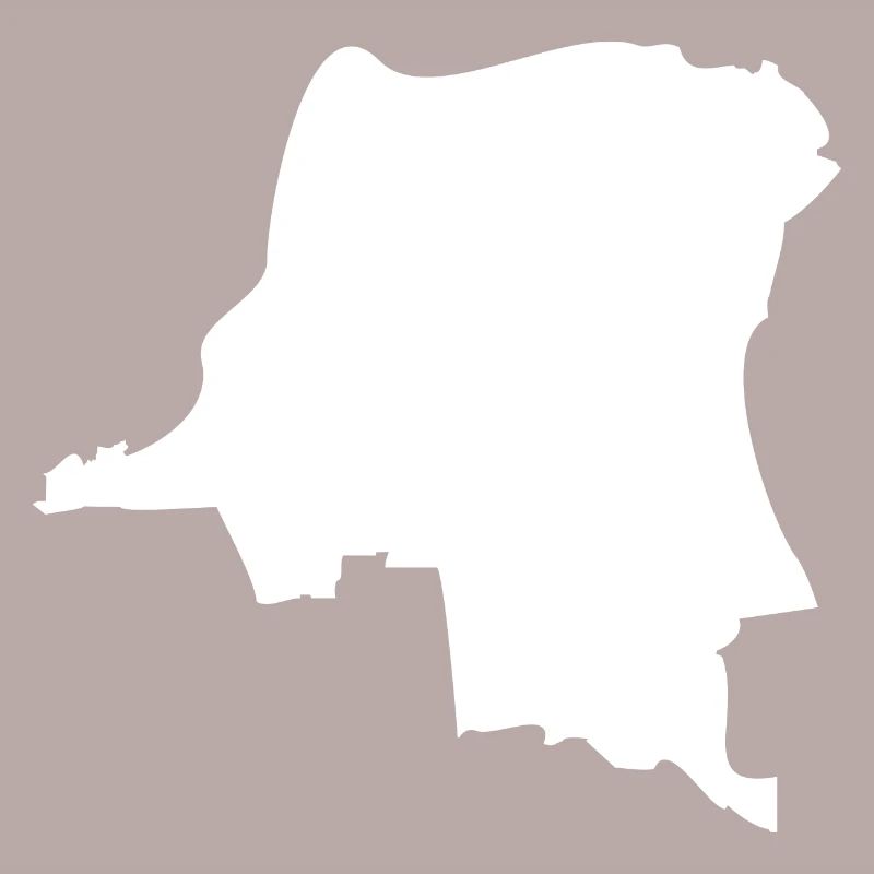 Congo map flag