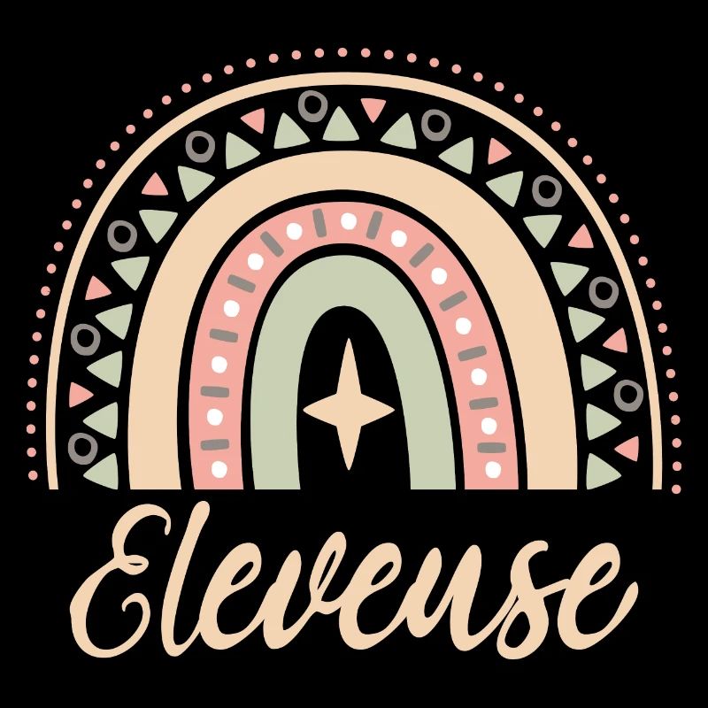 Cadeau Eleveuse. Boho Rainbow éleveuse. Éleveuse.