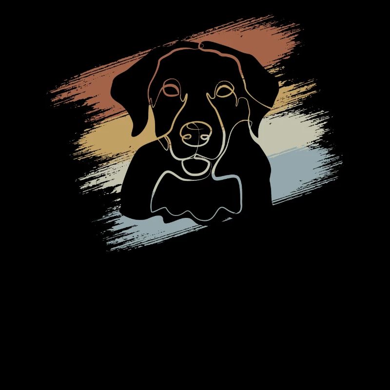 Retro Hund Labrador