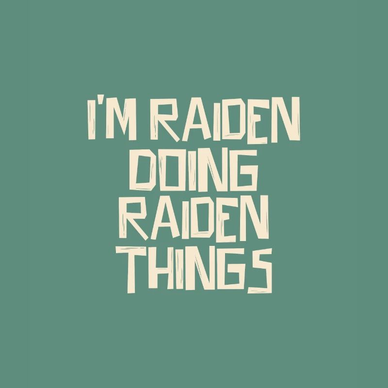 I'm Raiden doing Raiden things
