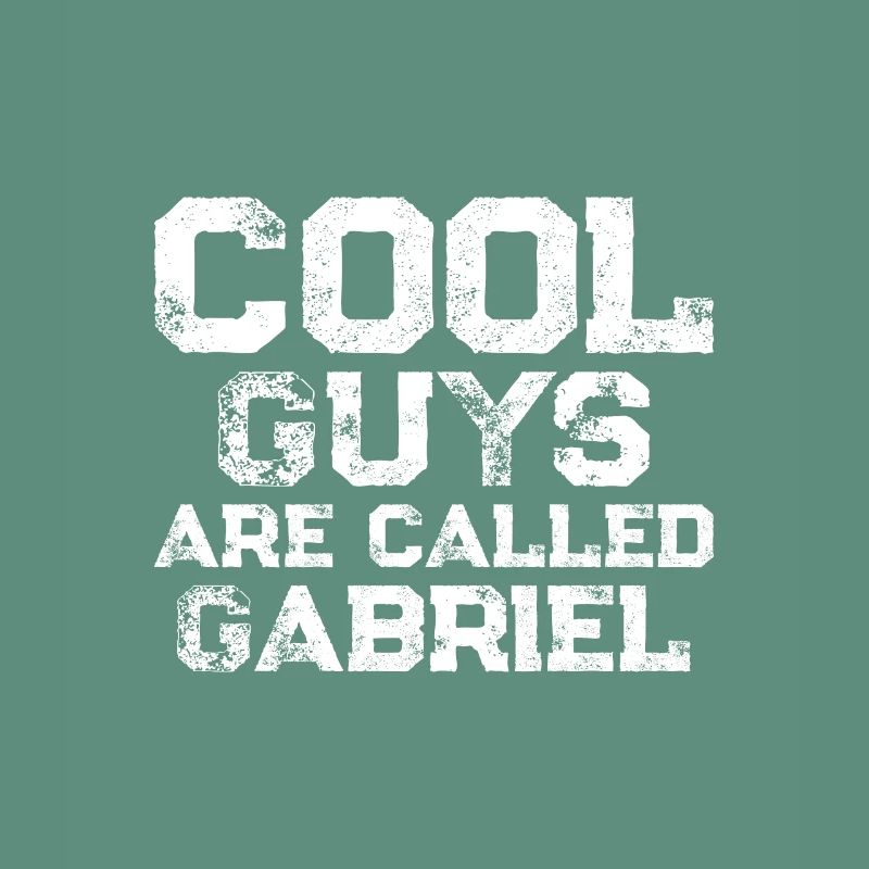 Les mecs cool s’appellent Gabriel