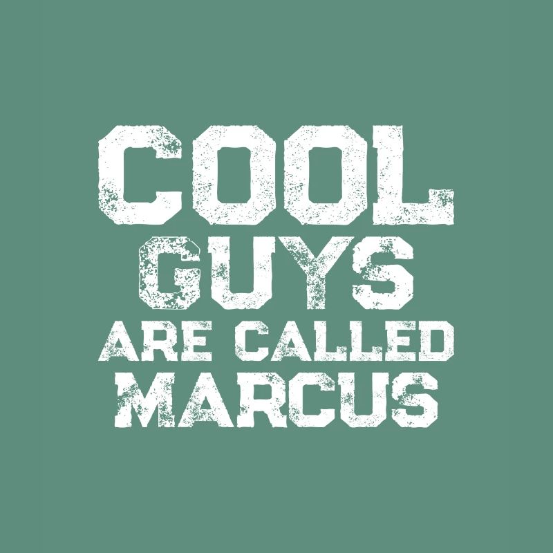 Les gars cool s’appellent Marcus