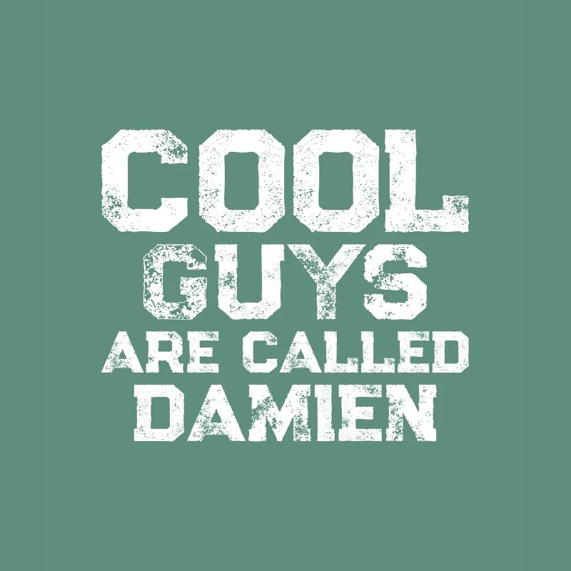 Les mecs cool s’appellent Damien