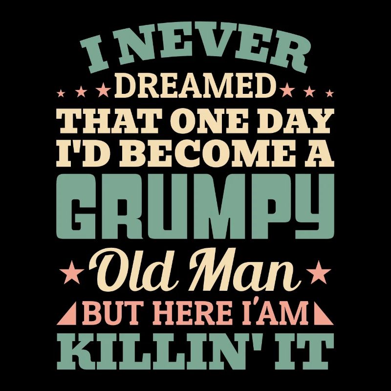 Opa Großvater Geschenkidee Become A Grumpy Old Man