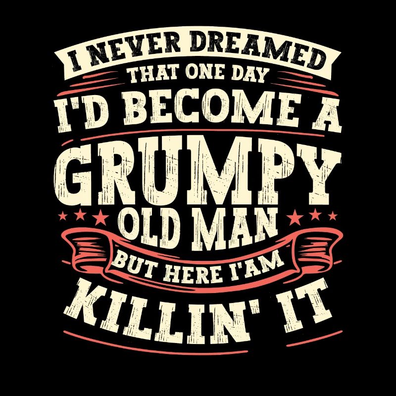 Opa Großvater Geschenkidee Become A Grumpy Old Man