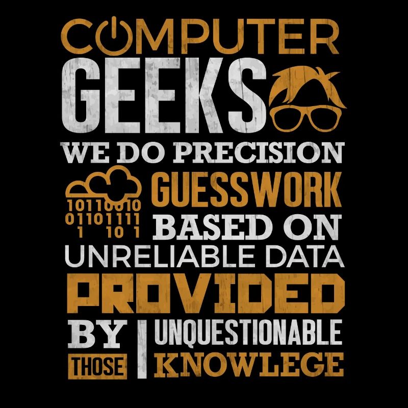 Computer Geek T-Shirt Wissenschaft Programmierer Nerd Geschenk