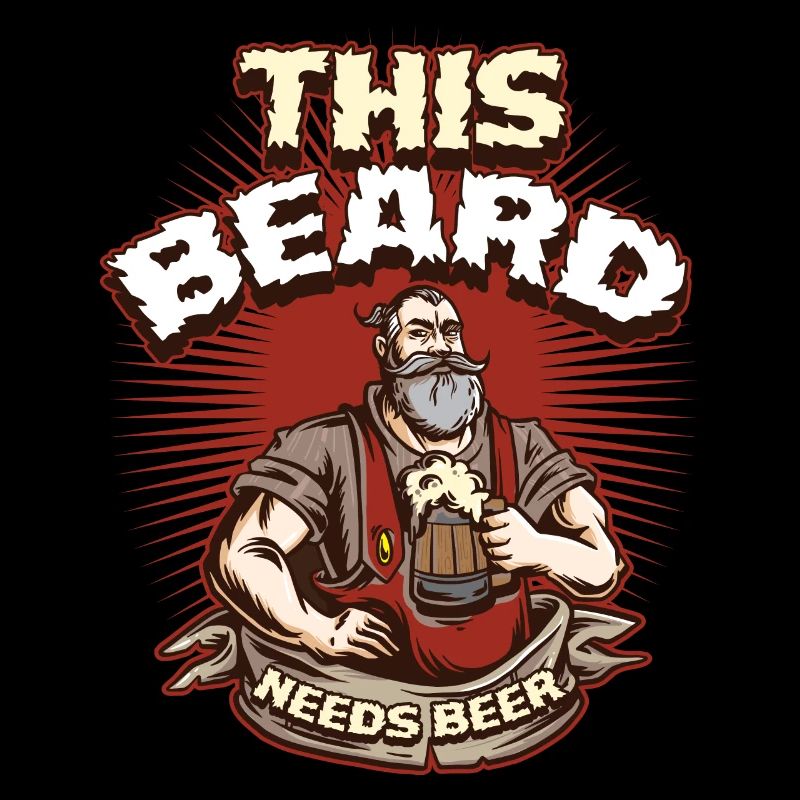 This Beard Needs Beer Bart Geschenk
