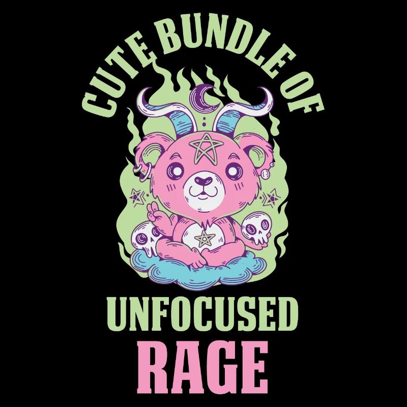 Cute Bundle Of Unfocused Rage Gotisch Geschenk