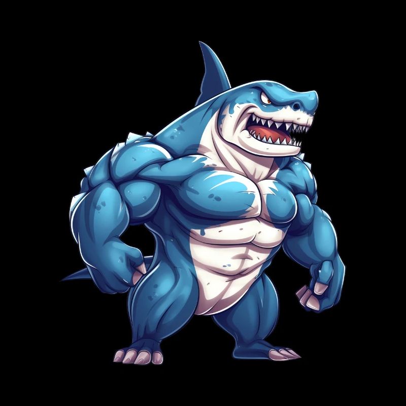Bodybuilder Shark