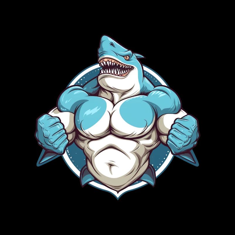 Bodybuilder Shark