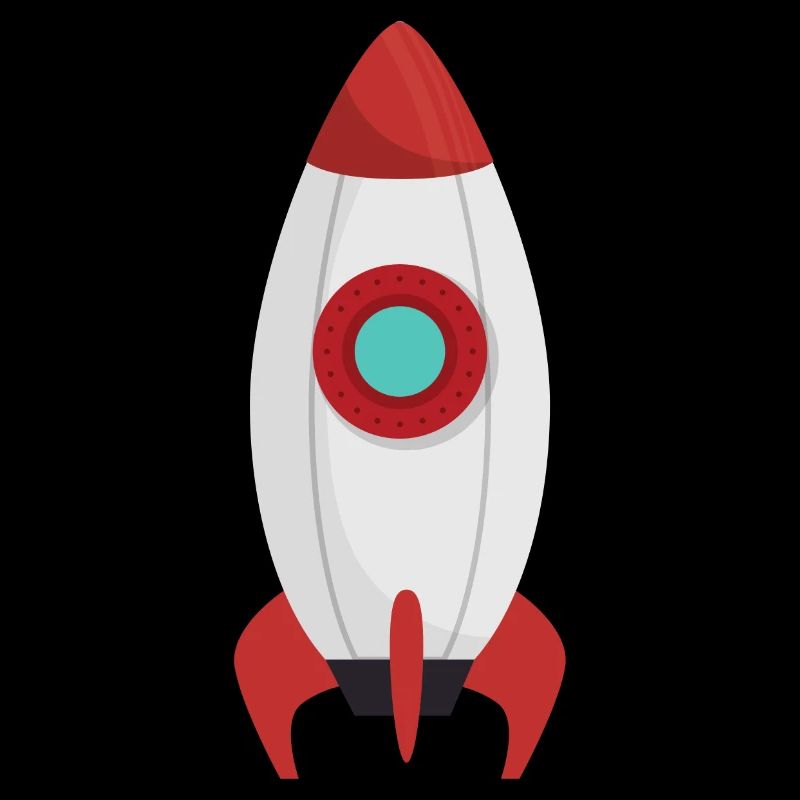 Spaceship | Illustration | Colored | gift idea