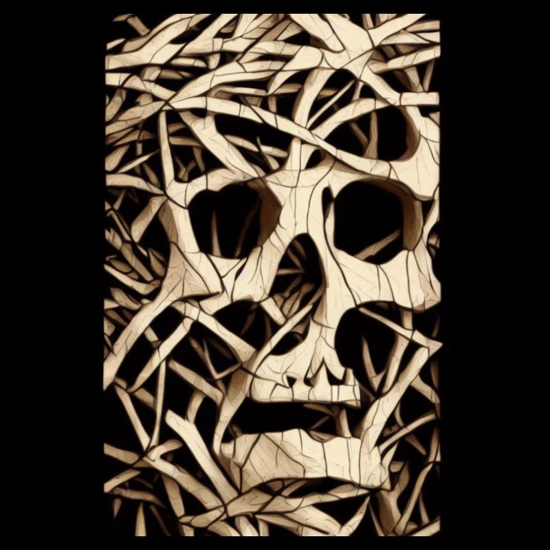 Skull Bone Artwork