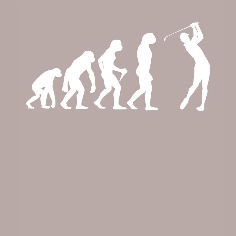 Golf Golfspieler Golfer Evolution Golfspielen