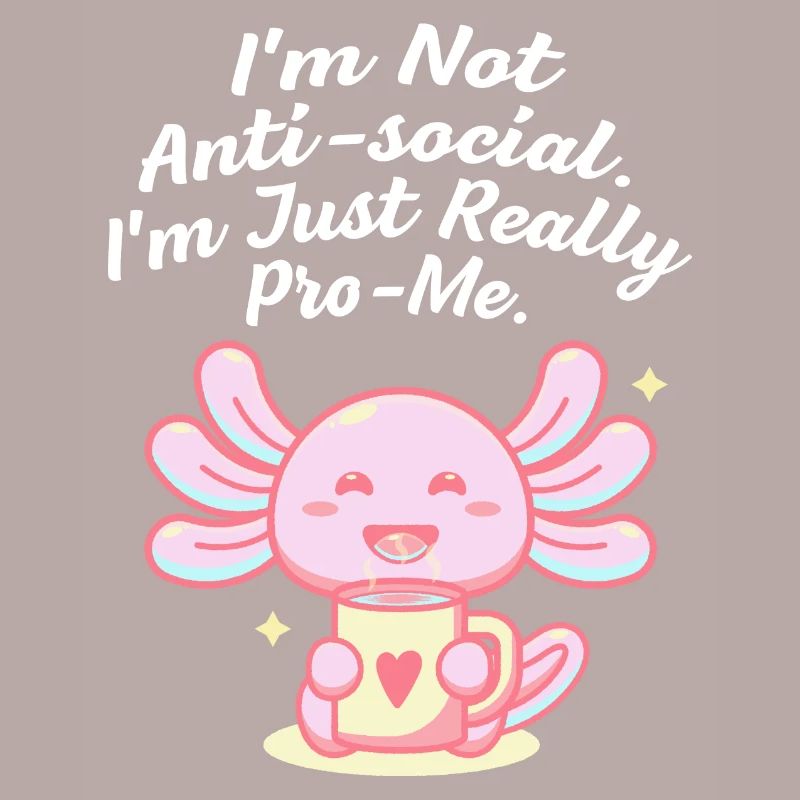 Ich bin mir introvertiertes positives positives Zi