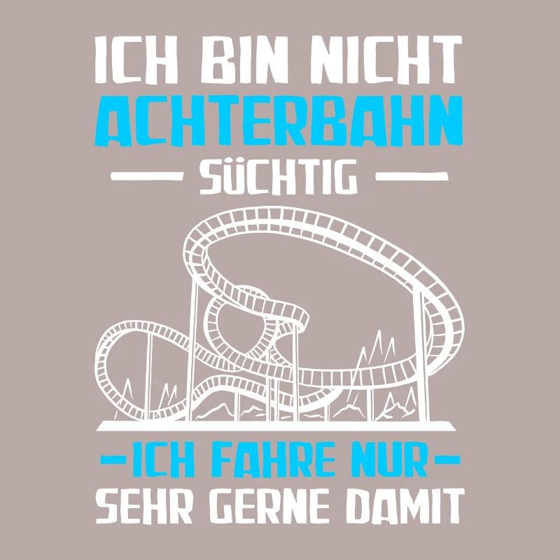 Freizeitpark Rollercoaster Achterbahn süchtig