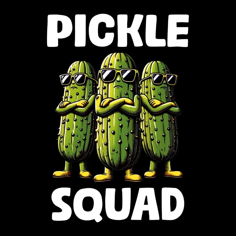Pickle Squad Funny Cucumber Pickle Cucumber Lover