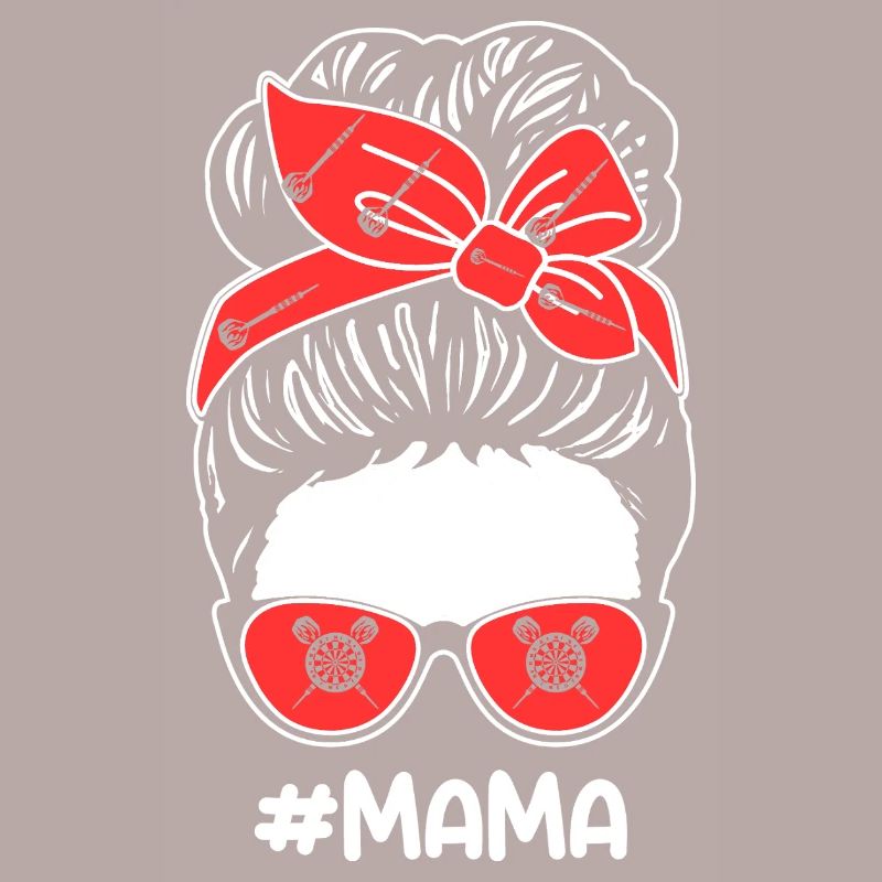 Joueuse de fléchettes maman maman fléchettes