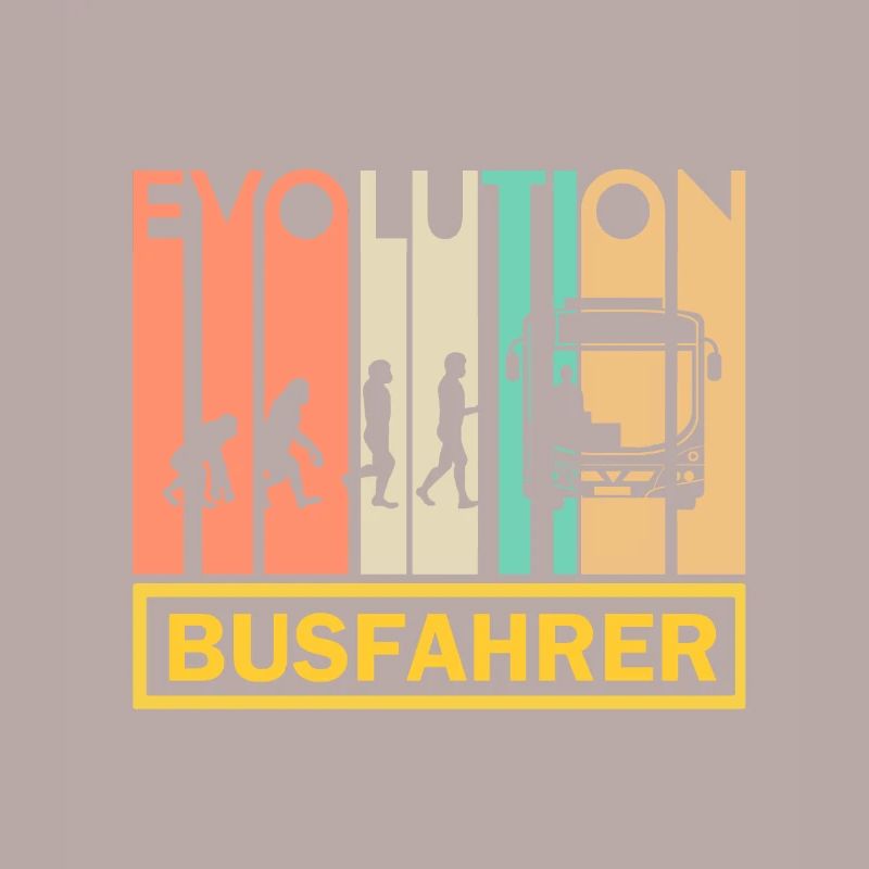 Busfahrer Beruf Geschenk · Evolution