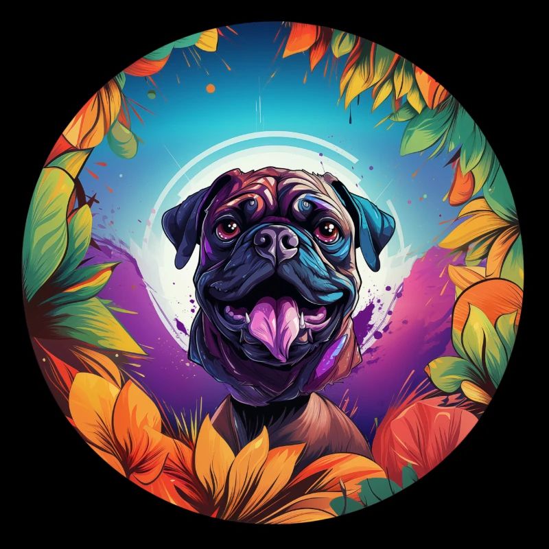 Carlin de différentes couleurs