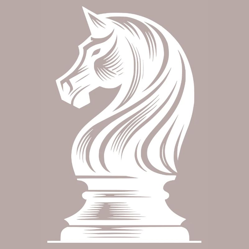 Jeu d’échecs cheval Échecs Figure Chevalier Dessin