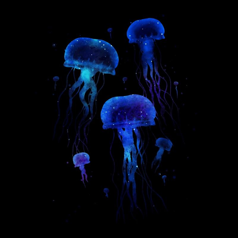 Méduse de l’espace aquarelle