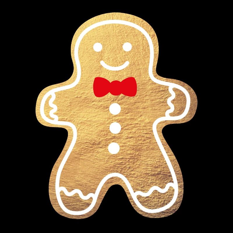 Cookie Man Gold Gingerbread Christmas Gingerbread Man