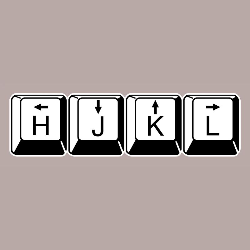 vi/Vim HJKL - Computer Geeks Nerds Code Keyboard