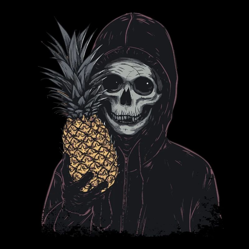 Pineapple Horror Skull